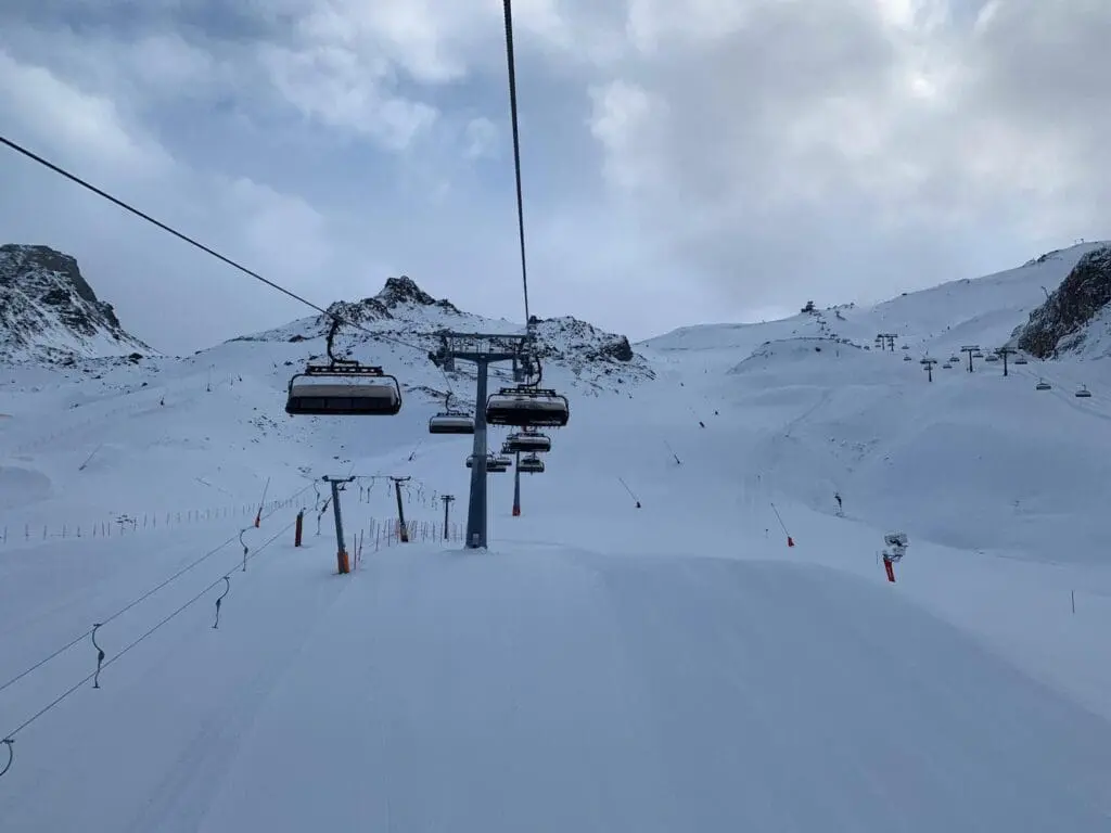 Skiliften in Ischgl