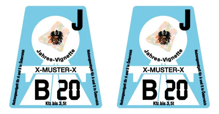 Vignet Oostenrijk 2020