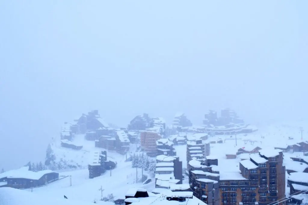 Sneeuw in Avoriaz