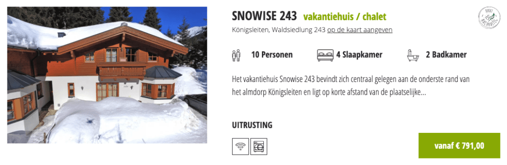 Chalets Königsleiten Snowise