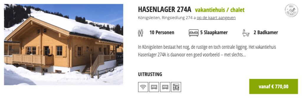 Chalet Hasenlager