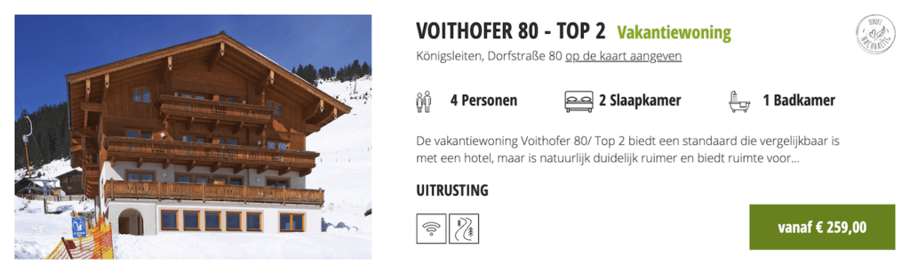 Voithofer Königsleiten Direkt Holidays