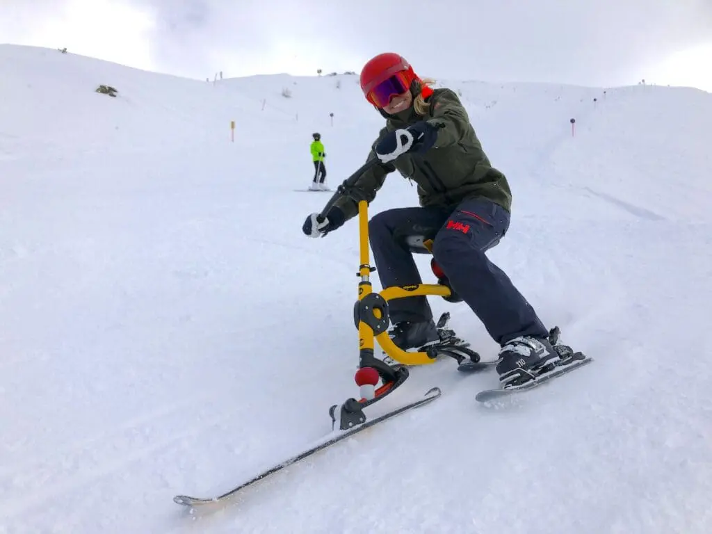 Snowbiken in het Pitztal