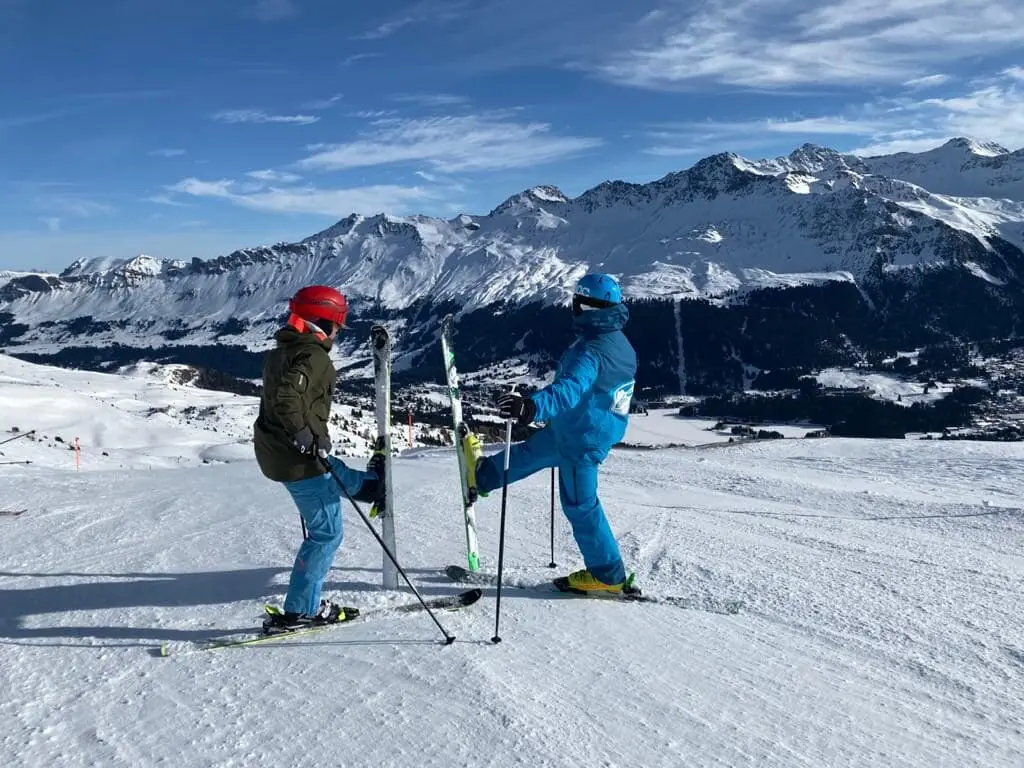 Wintersport in skigebied Lenzerheide