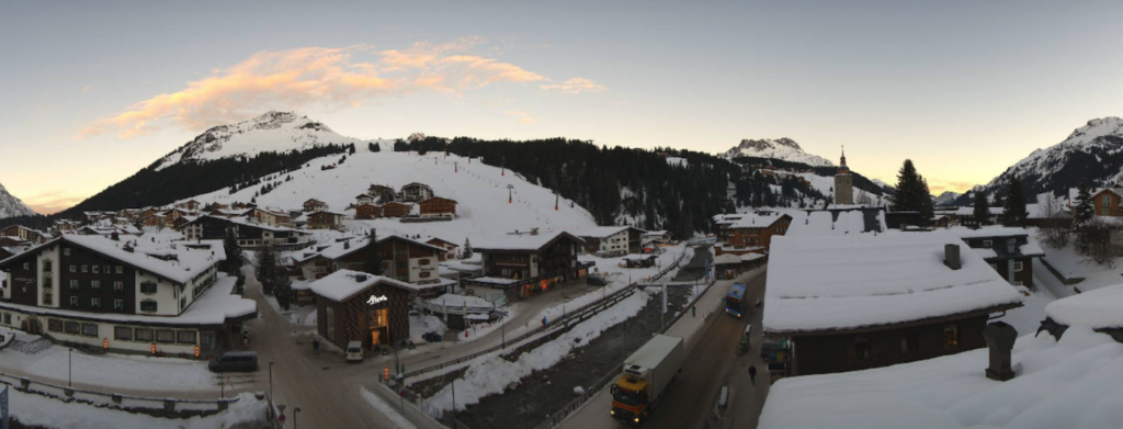 Lech am Arlberg januari webcam 2020