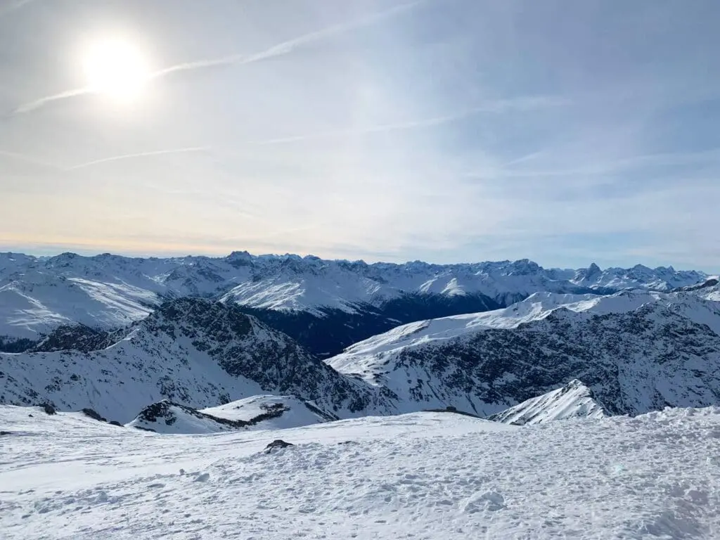 Uitzicht Weissfluhgipfel Davos