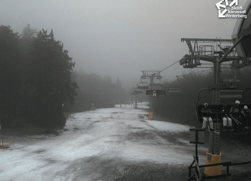 Slechte condities in Winterberg