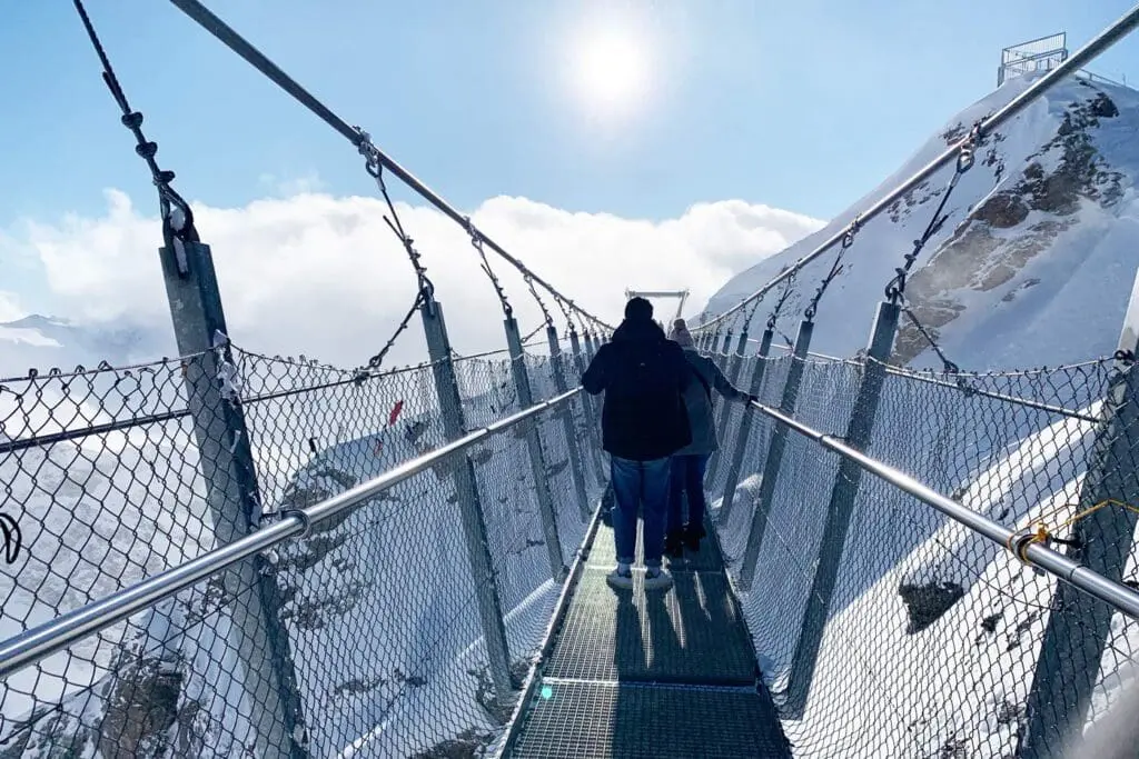 Op de Cliff Walk in Engelberg