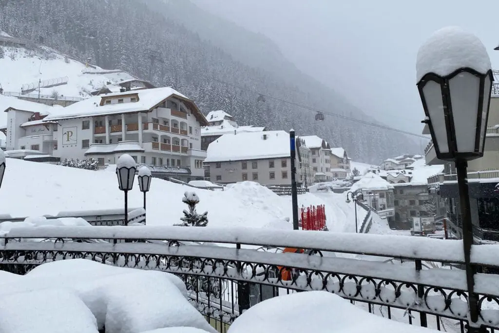 Sneeuw in Ischgl