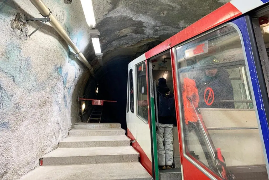 Metro naar gletsjer