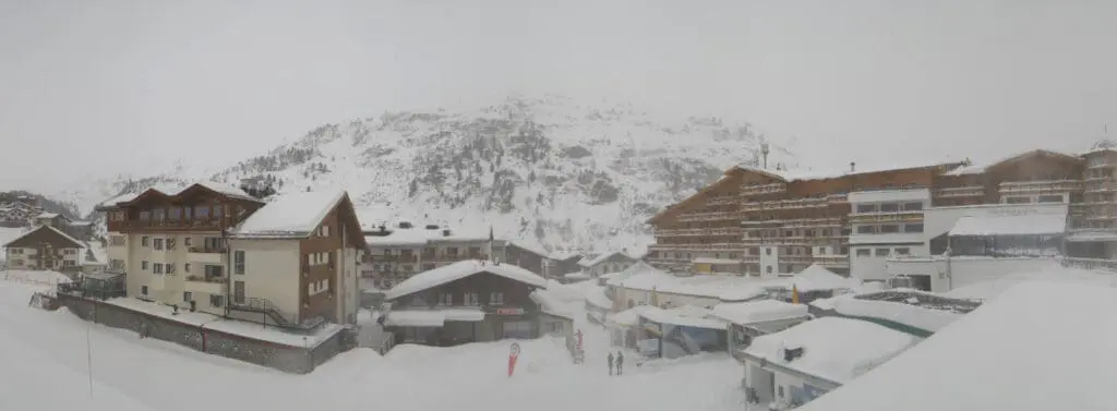 Sneeuw in Obergurgl