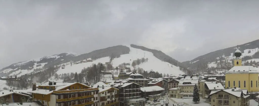 Verse sneeuw in Saalbach