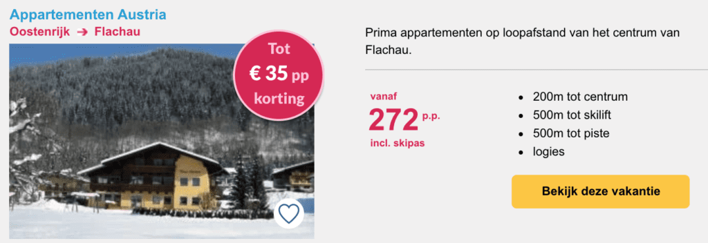 Appartementen Austria Summit Travel