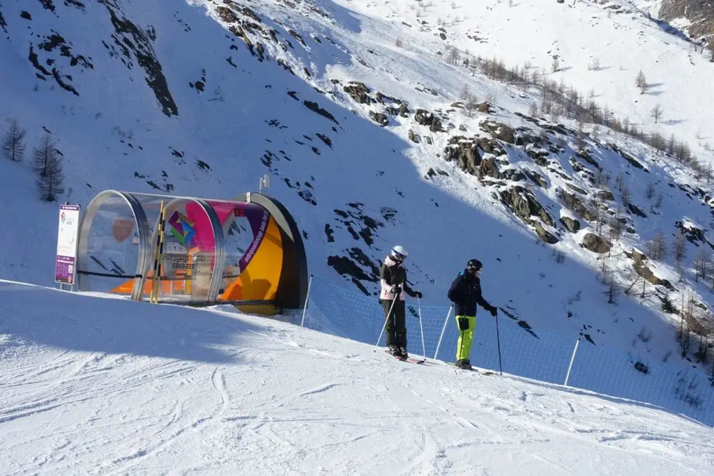 Snelheidspiste Saas Fee