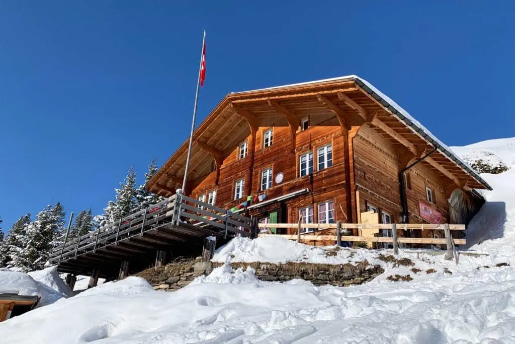 Berghut in Zwitserland