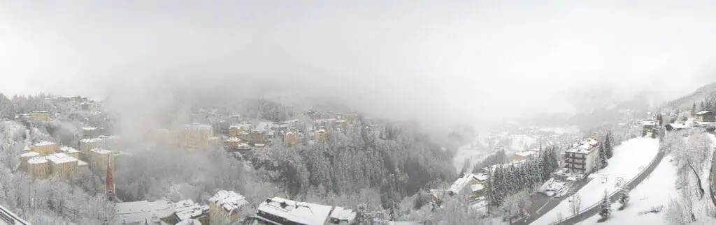 Bad Gastein met verse sneeuw