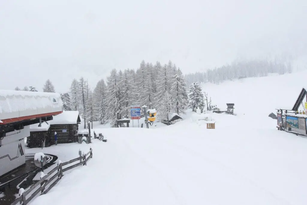 Drei Zinnen verse sneeuw