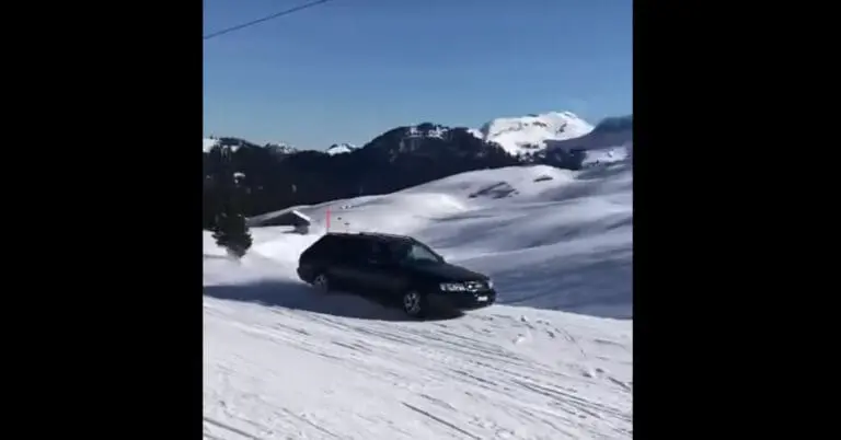 Audi racet op piste