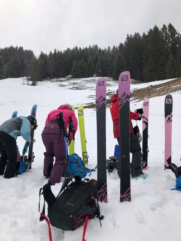 Vellen onder toerski's