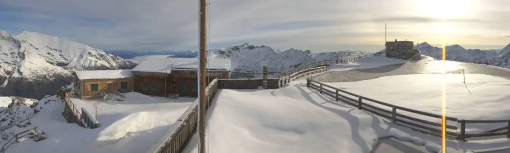Grossglockner Hochalpenstrasse webcam sneeuw