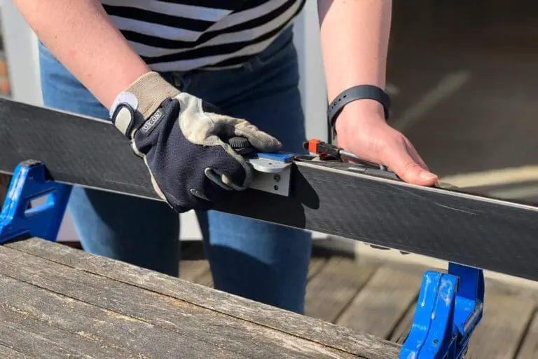 zelf ski's slijpen