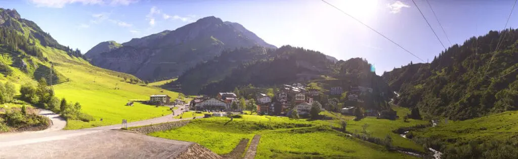 Stuben am arlberg zomer