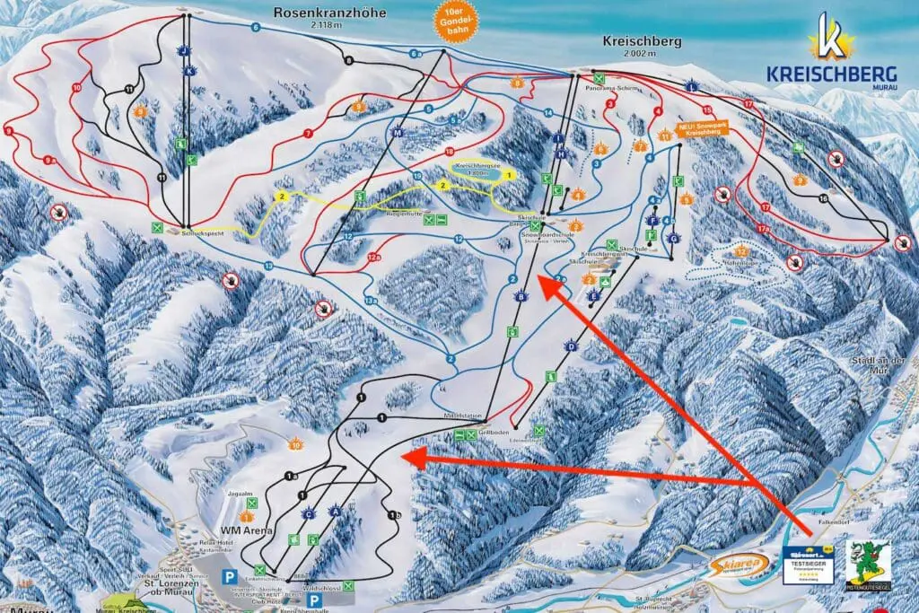 Nieuwe Kreischbergbahn I&II in Kreischberg