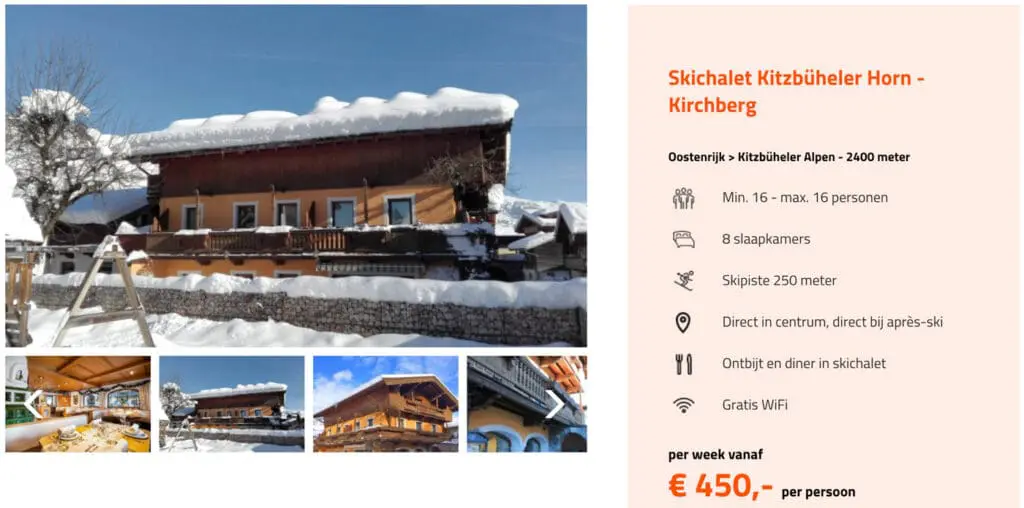 aanbiedingen chalet