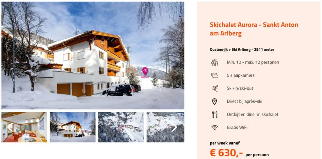 skichalet in St. Anton