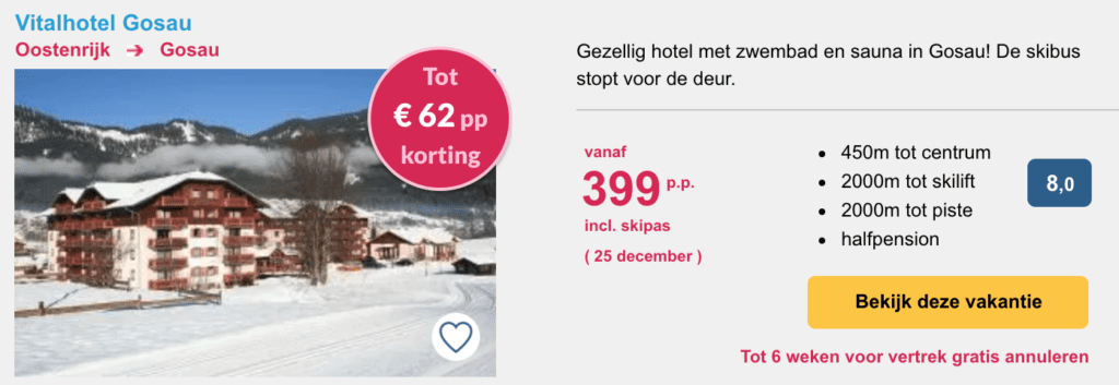 accommodatie Gossau kerst