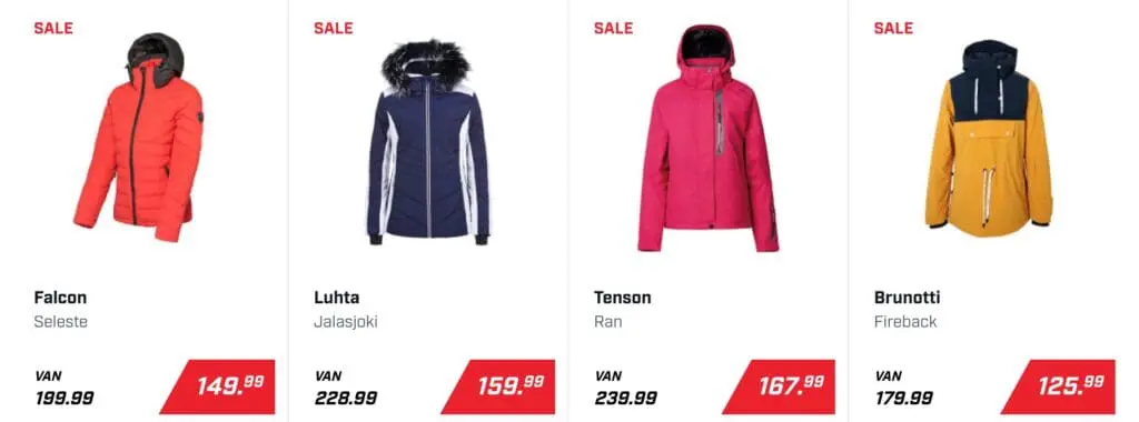 Wintersportkleding trends 2020/2021 verschillende kleurtjes