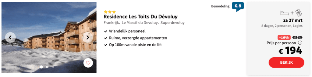 accommodatie Superdevoluy