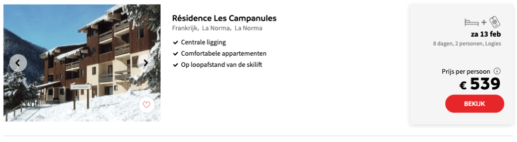 Accommodatie La Norma