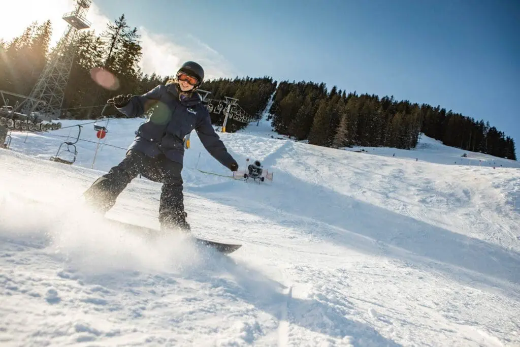 Snowboarden landal ski life Brandnertal