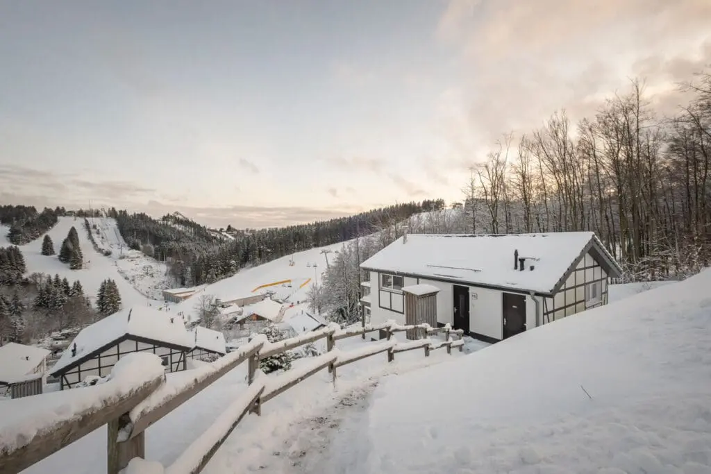 Uitzicht skigebied Winterberg