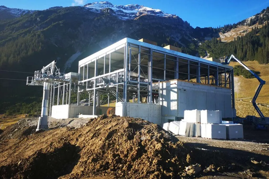 Thanellerkarbahn bergstation