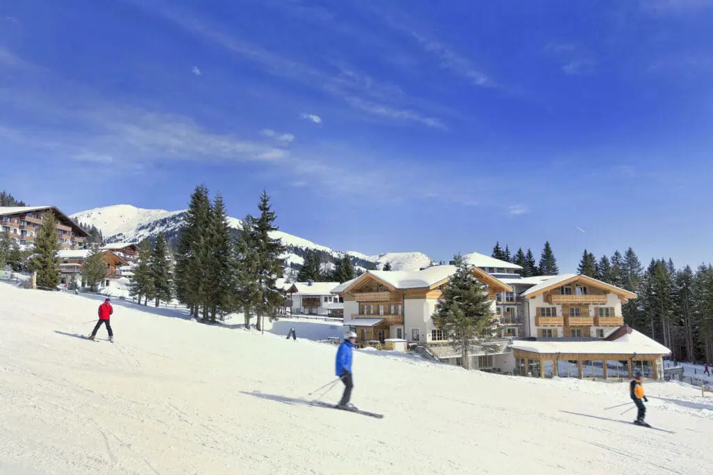 Hotel aan de piste in Königsleiten