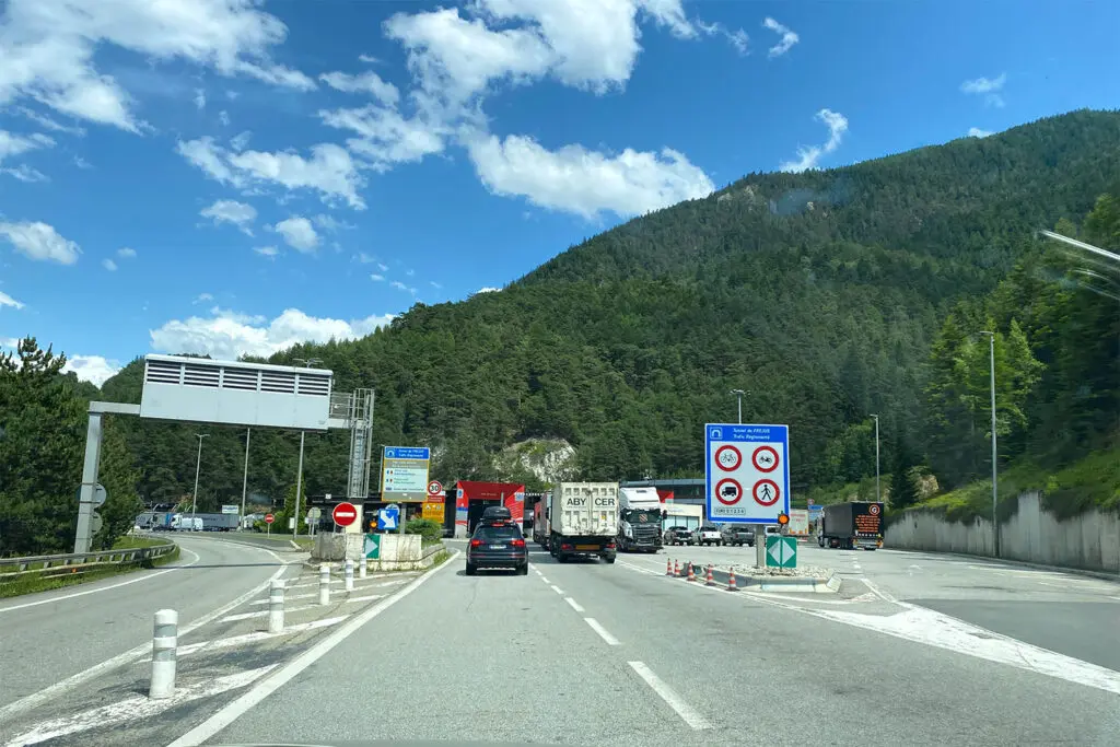 Frejus tunnel tol Italië