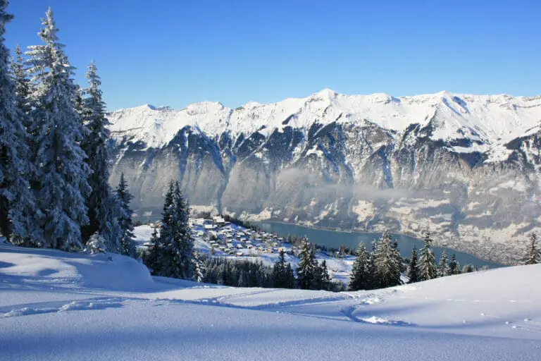 Familieskigebied Axalp in de regio Interlaken Zwitserland