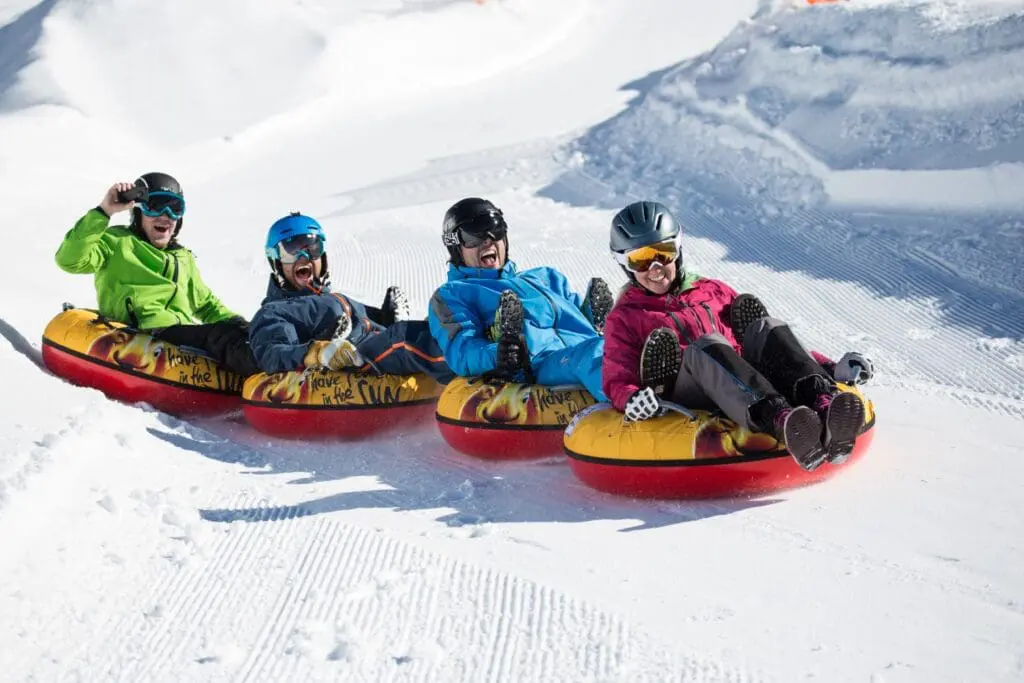 Gerlosstein snowtubing