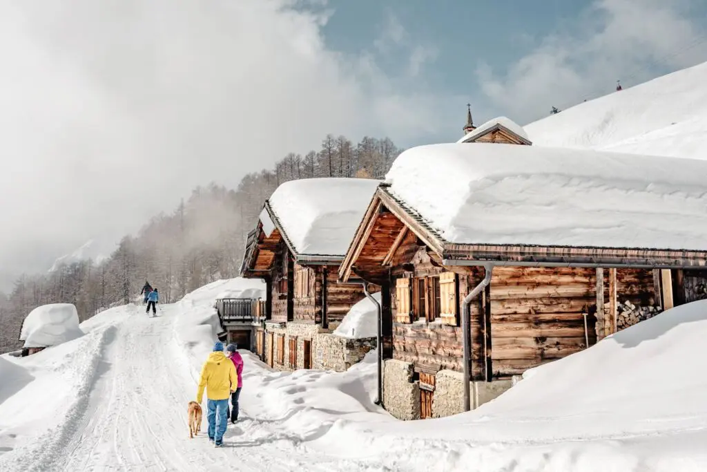 Winterwandelen Leukerbad