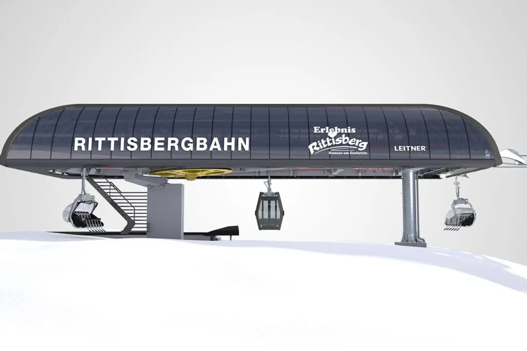 nieuwe Rittisbergbahn in Ramsau