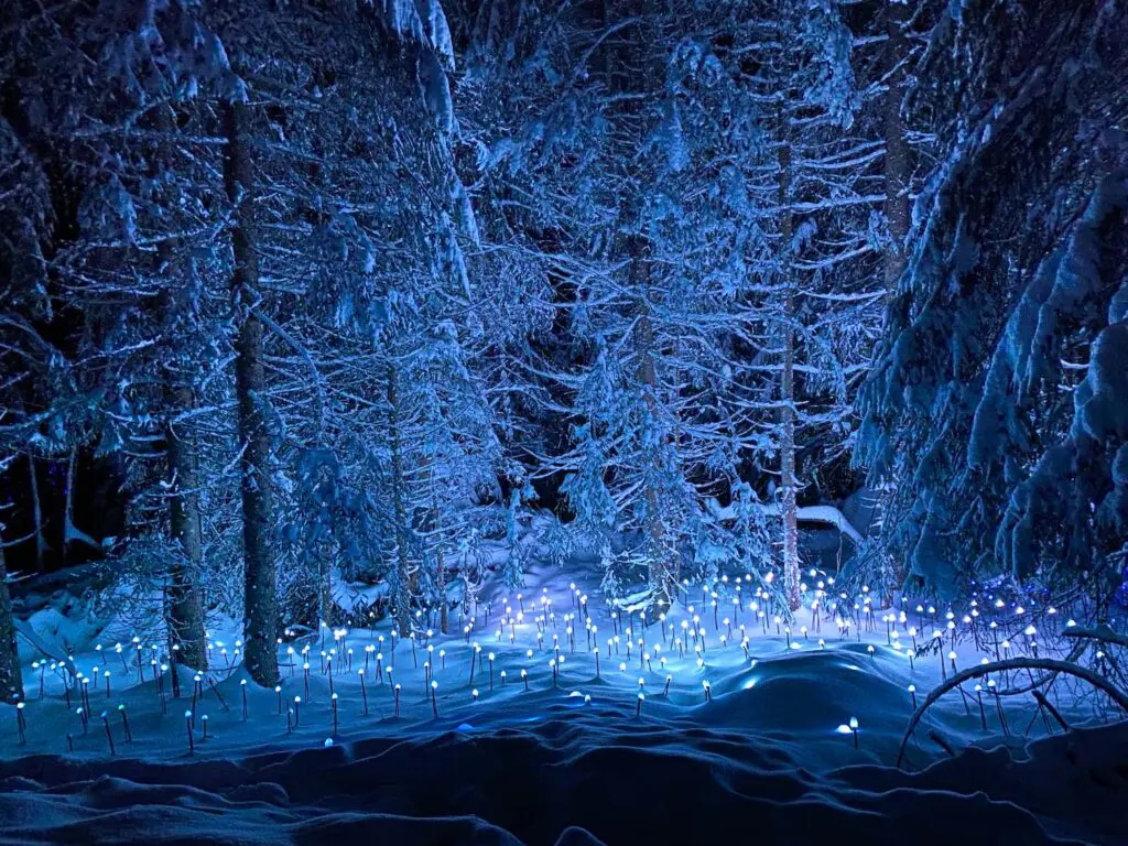 Route in Alta Lumina in Les Gets