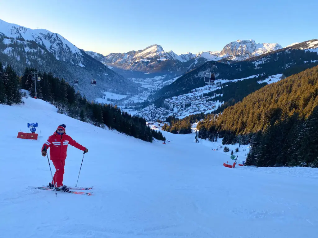 Pistes in het skigebied Châtel