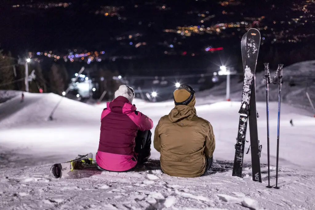 Avond skiën Crans Montana