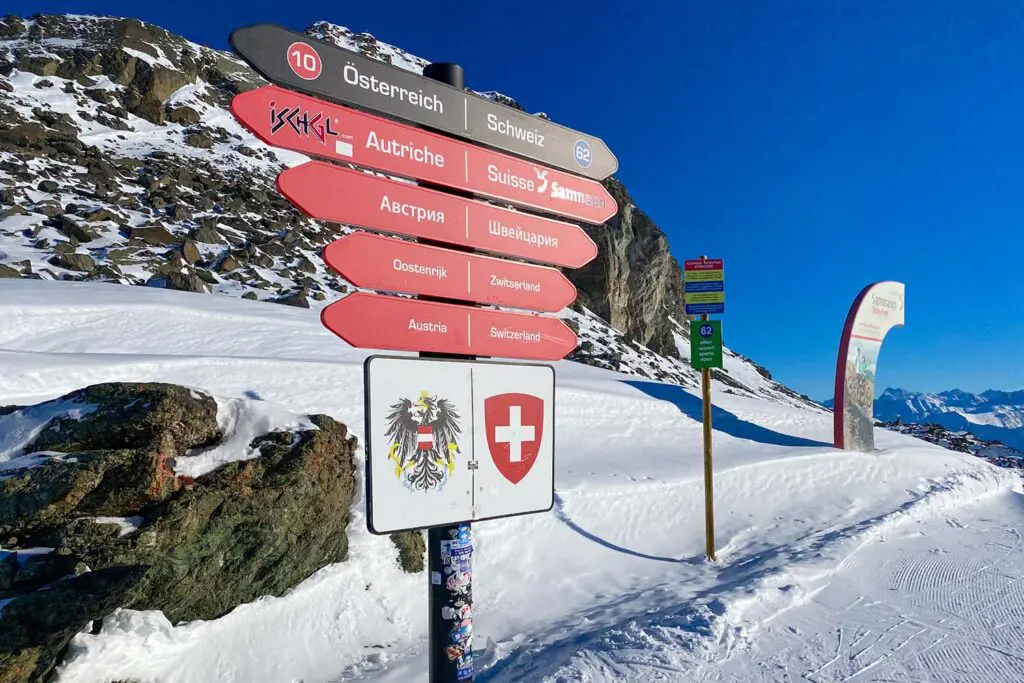grensbord Ischgl