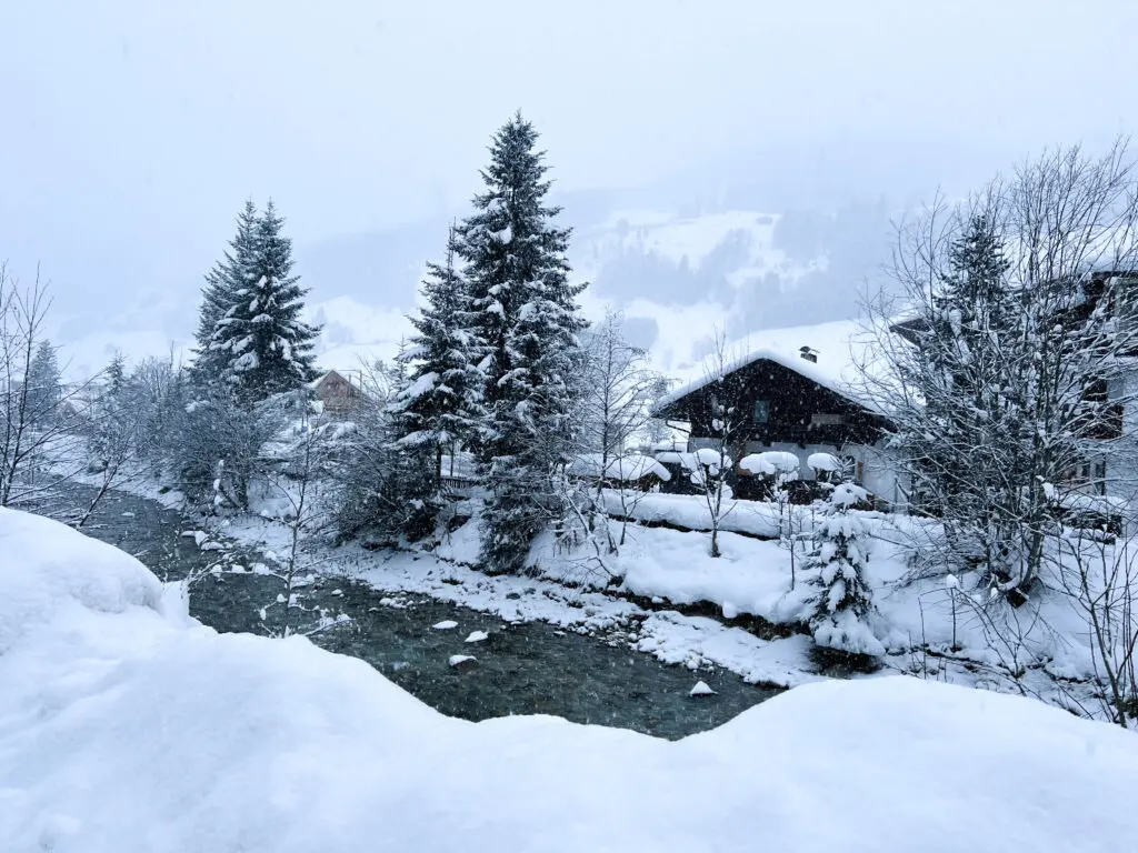 Gerlos verse sneeuw
