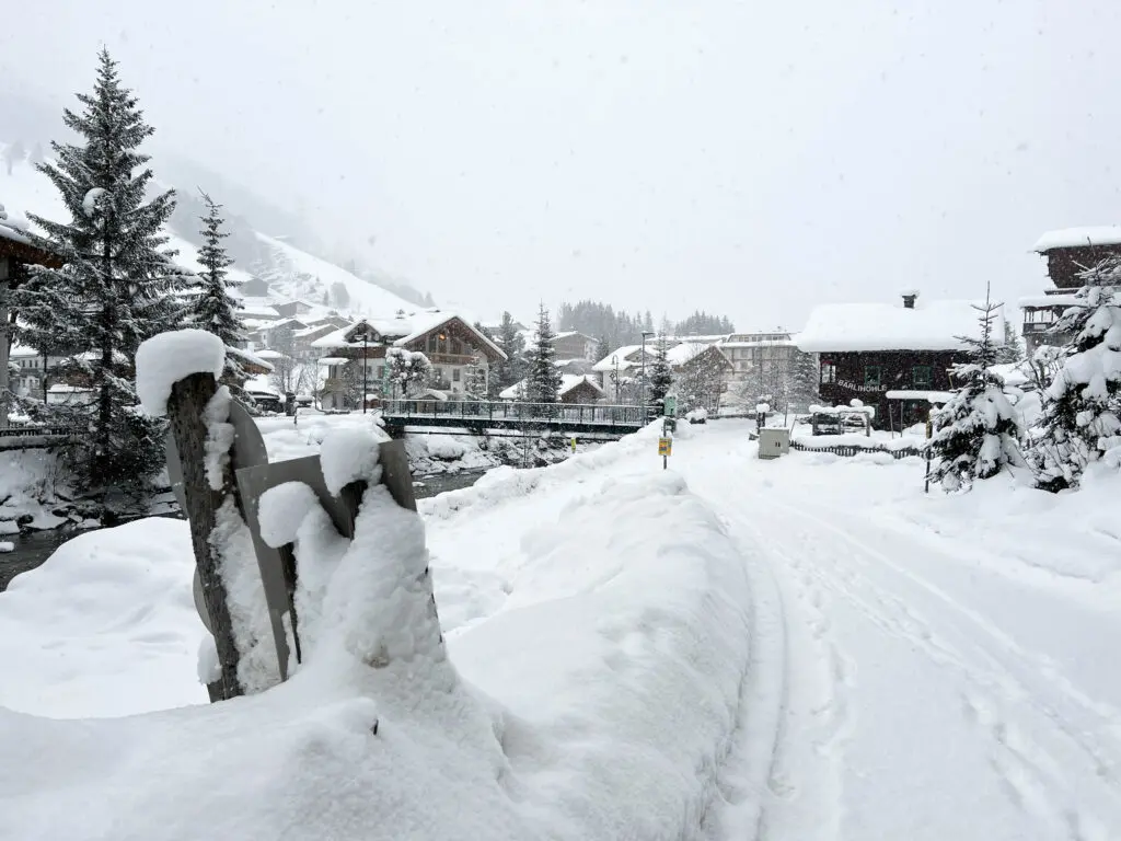 Gerlos verse sneeuw