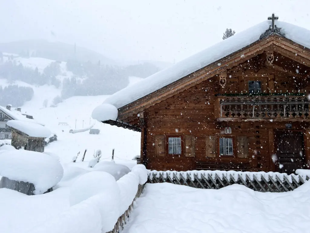 Gerlos verse sneeuw