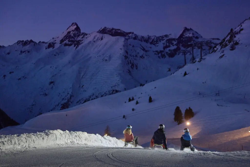 Nachtrodelen in Ischgl
